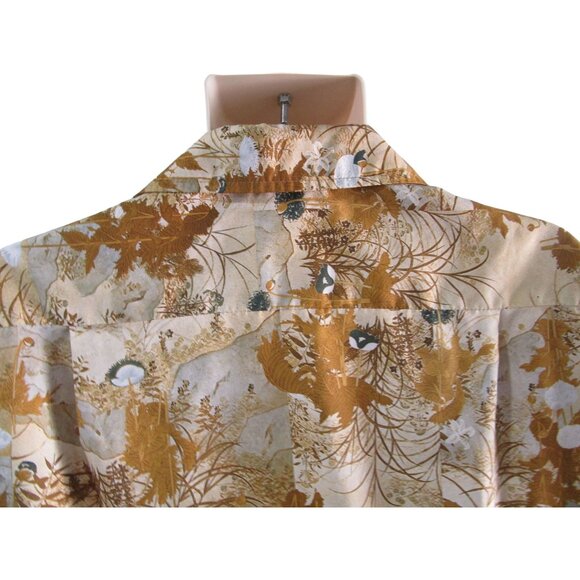 Liberty House of Hawaii Polyester Disco Era Vintage Polyester Shirt Men's XL EUC - Picture 14 of 16